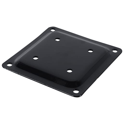 PYLEX Patio Anchor Plate Black 4 in. x 4 in.
