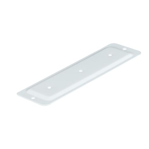 PYLEX Patio Anchor Plate White 2 in. x 6 in.