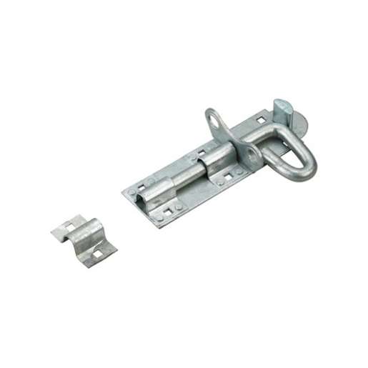 Sturdy Galvanized Barrel Bolt for Padlock 6 in.