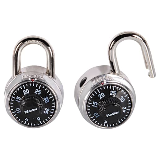 Combination Padlock 1 7/8 in. Pkg/2