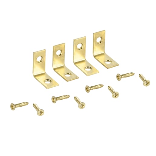 Équerres métalliques 1 po Pqt/4