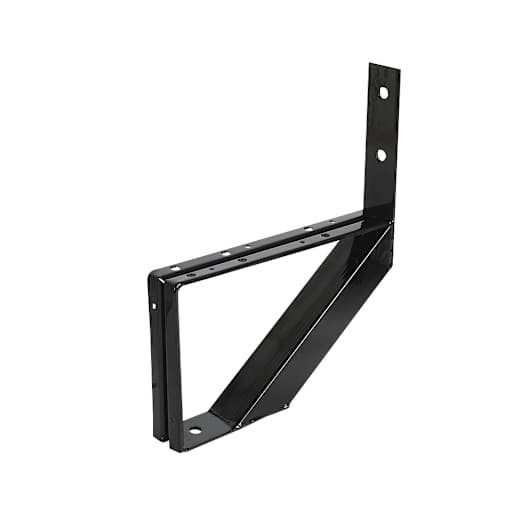 Limon d'escalier en acier noir 1 marche PYLEX