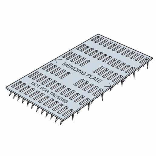 Prong Mending Plate 3 in. x 6 in.