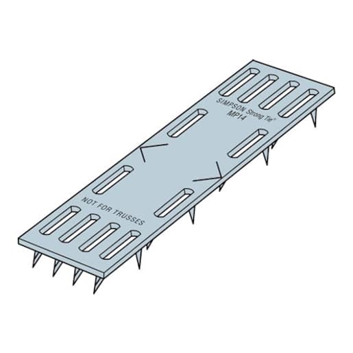 Prong Mending Plate 1 in. x 4 in.