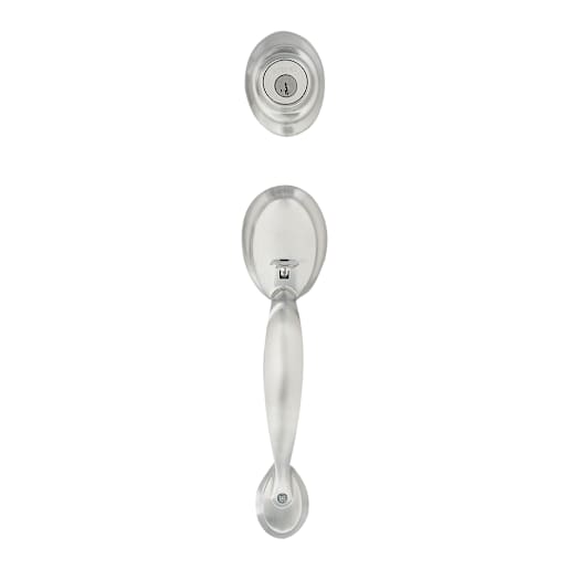 Kingsway Entry Key Handleset Door Satin Chrome