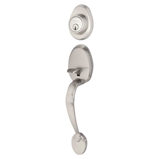 Daytona Entry Key Handleset Door Satin Nickel