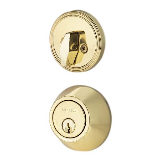 Keyed Deadbolt Lock Brass