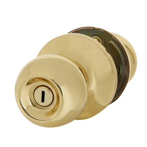 Regina Bathroom Door Knob Brass