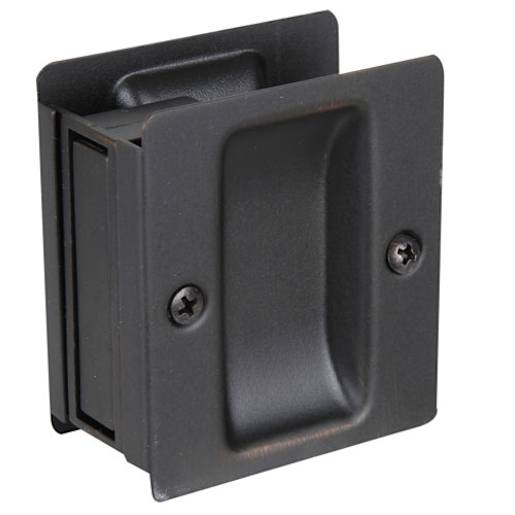 Passage Pocket Door Pull  Venetian Bronze