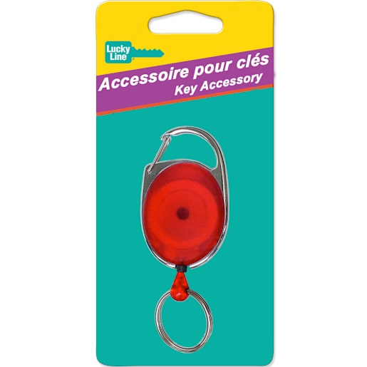 Oval Retractable Keychain