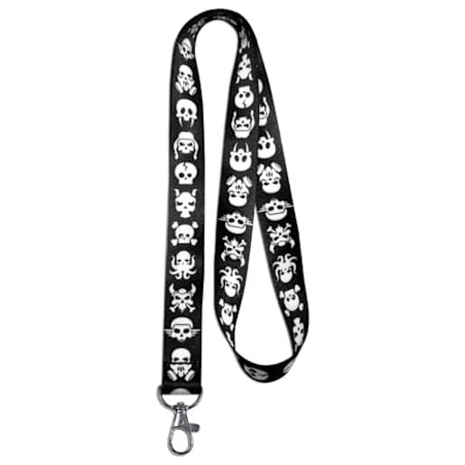 Skull Leash Keychain