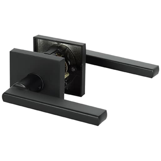 Halifax Passage Door Handle Black