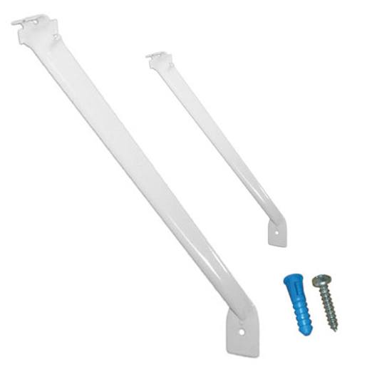 Set of 2 Supports for Mesh Shelves