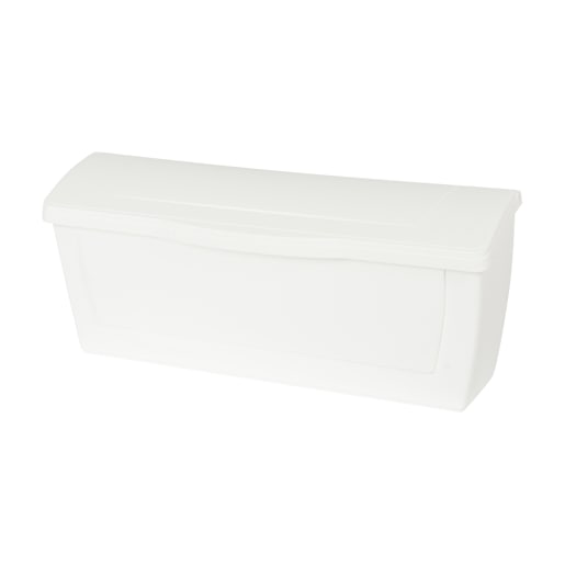 Moulded Plastic Mailbox White