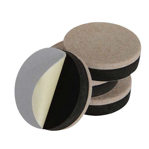 Patins de feutre 2 1/2 po FeltGard Pqt/4