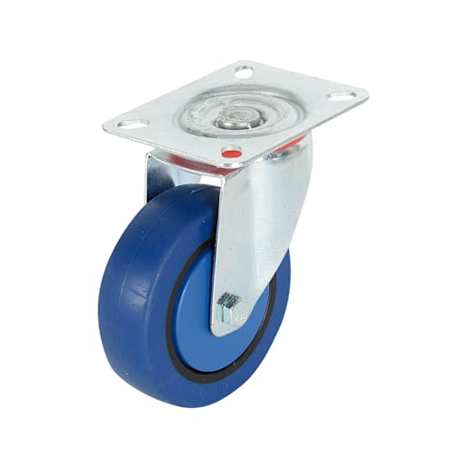NEKTRA 4 in. Rubber Swivel Caster