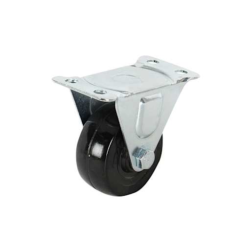 NEKTRA 2 in. Heavy-Duty Fixed Rubbber Caster