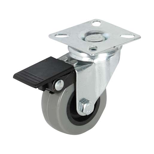 NEKTRA 2 in. Polyurethane Swivel Caster with Brake