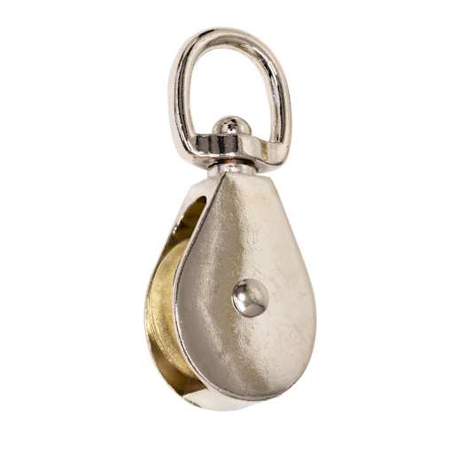 Poulie pivotante simple 1 1/2 po