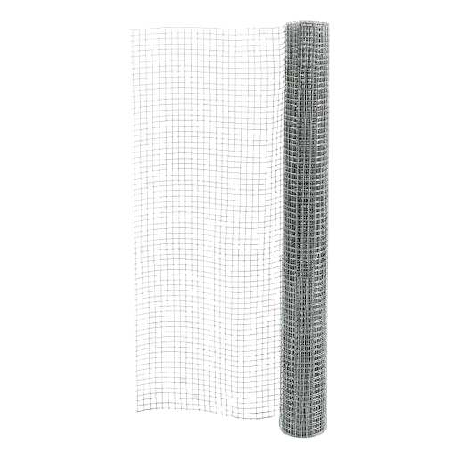 Galvanized Metal Fencing 3 ft. x 10 ft. (1/4 in. Squares)