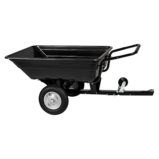 NEKTRA ATV  and lawn tractor tipping Trailer Black
