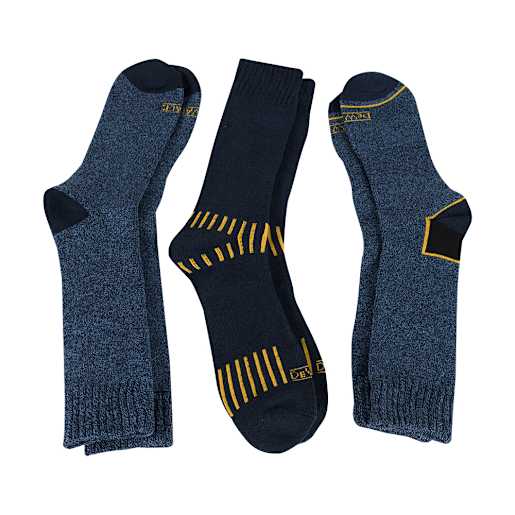 DEWALT Work Socks Large Pkg/3