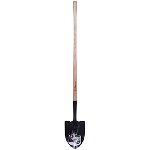 GARANT Round Hardened Steel Shovel with Wooden Handle 59 1/2 in.