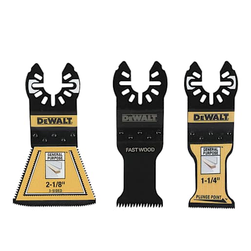 DEWALT Oscillating Plunge Cut Blades 1-1/4 in. Set/3