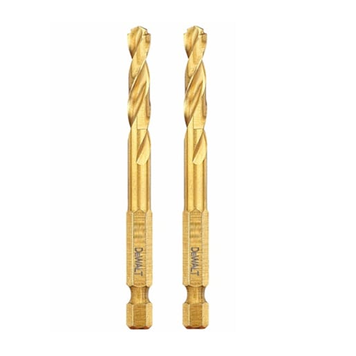 DEWALT Impact Ready Titanium Drill Bit 1/8 in. Pkg/2