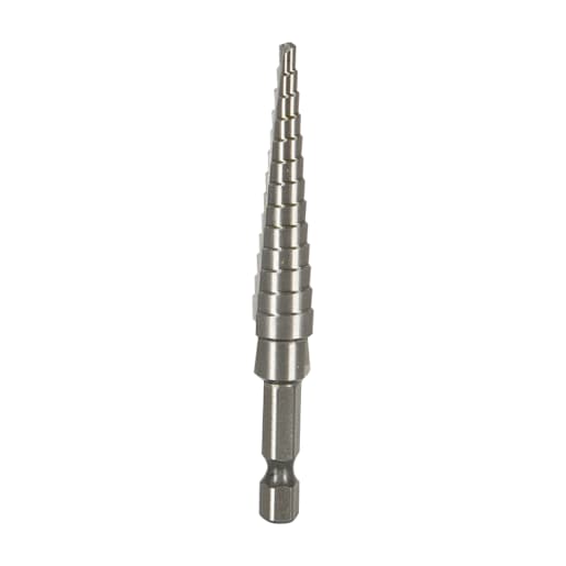 Step Drill Bit, 1/8 in. to 1/2 in.