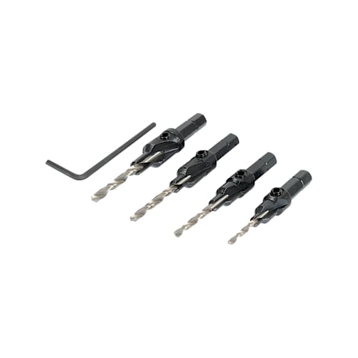Countersinking Drill Bits(4 Pieces)