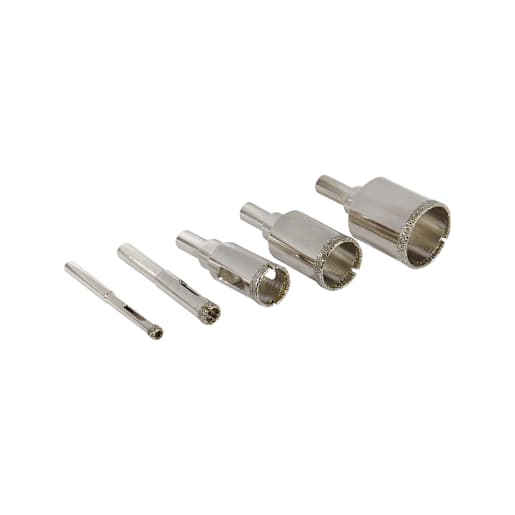 WULKEN 5-Pc. Diamond Hole Saw Set