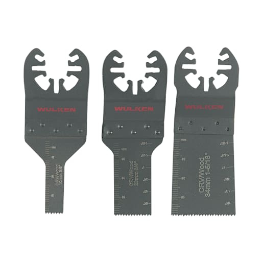 WULKEN Oscillating Plunge Cut Blade Set/3
