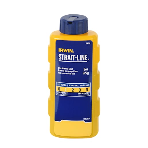 Craie régulière pour cordeau à tracer bleu 8 oz