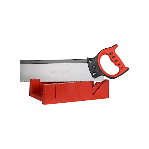 WULKEN Mitre Box and Backsaw 14 in.