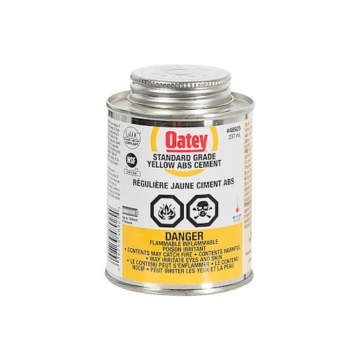 Yellow ABS Std Glue 236 ml