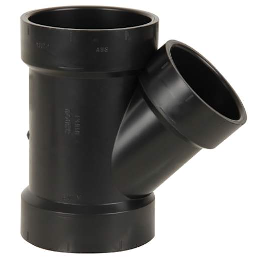 ABS Y Fitting - 4 in. x 4 in. x 2 in. (F x F x F)