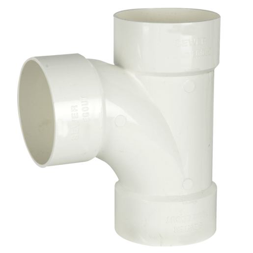 PVC Tee-Y Fitting - 3 in. (F x F x F)