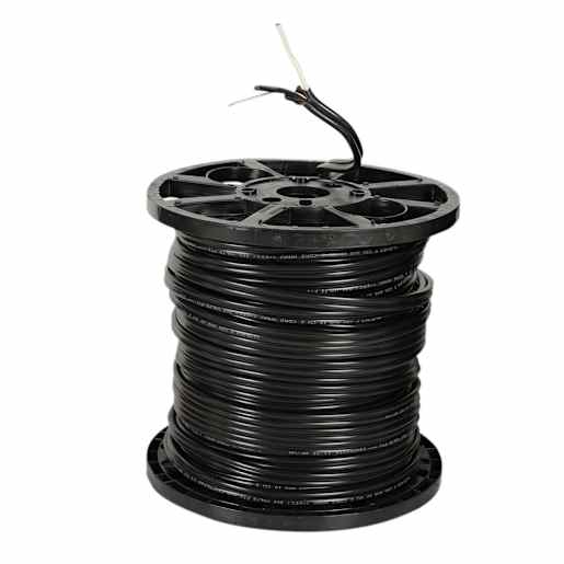 Exterior Electrical Wire NMWU 10/2 Black Bulk