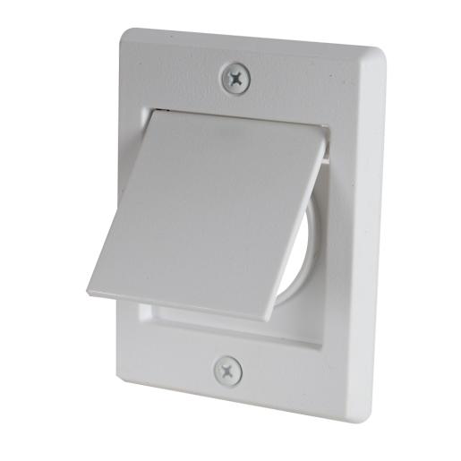 ABS Exterior Discharge Plate for Central Vacuum