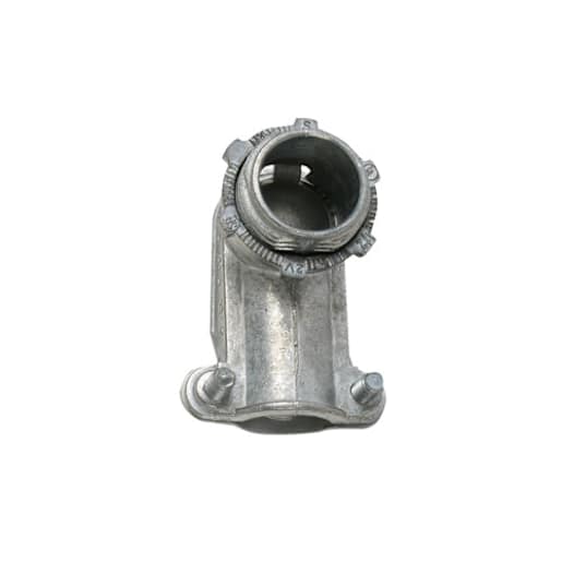 HUBBEL Angle Outlet Box Connector 3/8 in