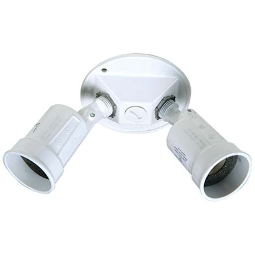 White outdoor lamp
