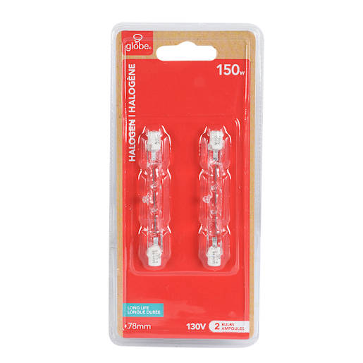 Ampoules halogènes T3 (courte) 150 W Pqt/2