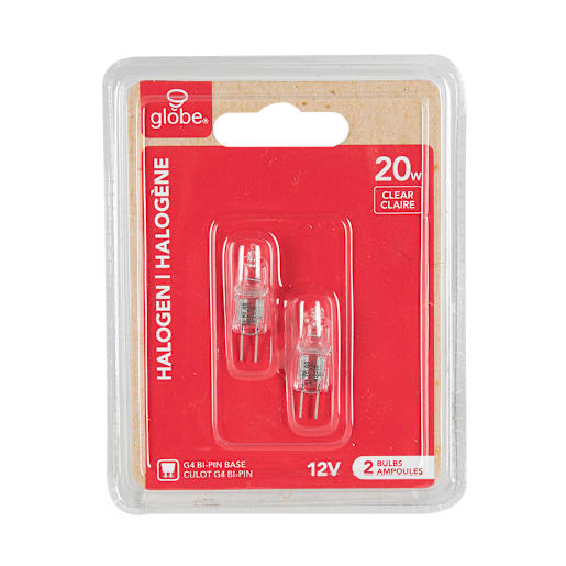 Ampoules halogènes T3, 20 W Pqt/2