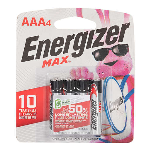 Piles Energizer Max AAA Pqt/4