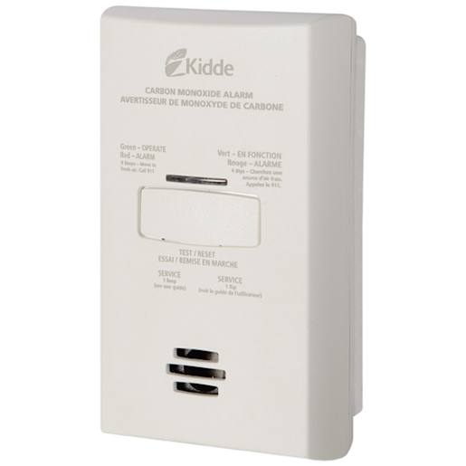 KIDDE Carbon Monoxide Alarm Plug-In With AA Battery Back-Up