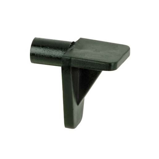Plastic Shelf Supports 3/16 in. Black Pkg/8