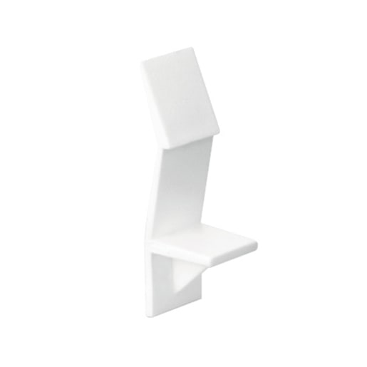 Plastic Shelf Supports with Locking White Pkg/8