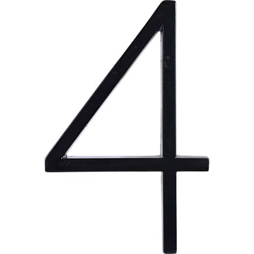 Distinction Number 4 Zinc Black 5 in.