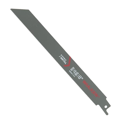 WULKEN Metal Reciprocating Saw Blade 8 in.